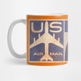 US AIR MAIL stamp Mug